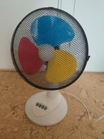 Kleurrijke tafel ventilator, Ophalen of Verzenden, Zo goed als nieuw, Tafelventilator