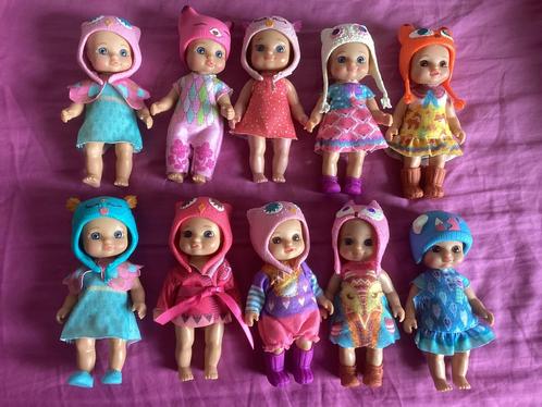 10 MINI CHOU CHOU BIRDIES (ZAPF CREATION) zgan 🩷💜🩵💙, Verzamelen, Poppen, Zo goed als nieuw, Ophalen