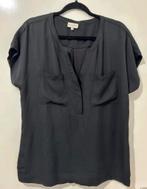 Zwarte blouse Milano - Maat XL - Korte mouw nieuwstaat, Milano, Ophalen of Verzenden, Maat 42/44 (L), Zwart