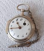 Zilveren Franse snek/spillengang horloge, Overige merken, Zakhorloge, Ophalen of Verzenden, Voor 1900