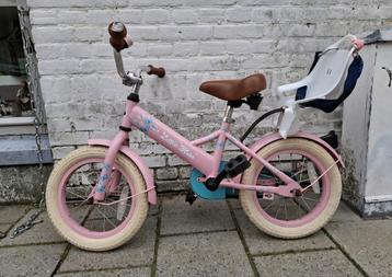 Leuk kinderfietsje met zitje! beschikbaar voor biedingen