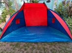 Windscherm blue sky 3m2 rood blauw, Ophalen of Verzenden, Gebruikt