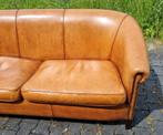 Oude Chesterfield bank schapenleer BEZORGING GRATIS, Ophalen of Verzenden