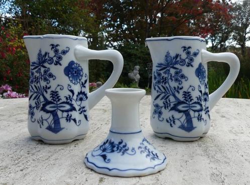 Blue Danube Set Koffiepot K + S Taartset Koekjespot Roomstel, Antiek en Kunst, Antiek | Servies los, Ophalen of Verzenden