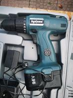 Agolama 9.6V Accuboormachine met Oplader en Koffer, Gebruikt, Variabele snelheid, Ophalen of Verzenden, Boor- en Schroefmachine