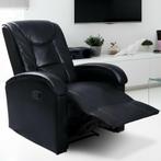 Comfort TV-Stoel Relaxfauteuil Luie Stoel Comfortzetel Zwart, Ophalen of Verzenden, Nieuw