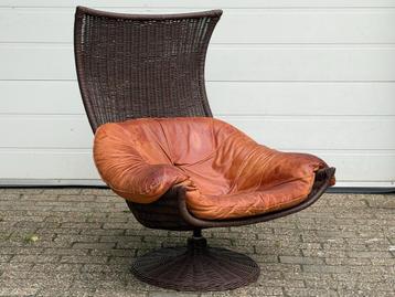 Montis Wielewaal draaifauteuil Jaren 70 Vintage Design  beschikbaar voor biedingen