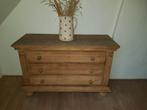 Nachtkastjes + ladekast, Ophalen, Gebruikt, Eikenhout, 50 tot 100 cm