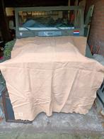 Vintage licht oranje/beige wollen deken. Zaalberg, Huis en Inrichting, Woonaccessoires | Plaids en Woondekens, Ophalen, Gebruikt