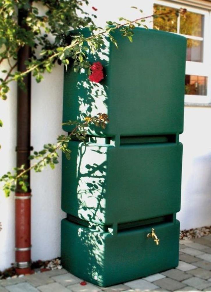 Regenton Groen 800L, Tuin en Terras, Regentonnen, Nieuw, Kunststof, 150 liter of meer, Met kraantje, Ophalen of Verzenden