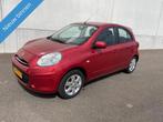 Nissan Micra 1.2 DIG-S Acenta zeer mooi Airco Cruise control, Auto's, Nissan, Origineel Nederlands, Te koop, 98 pk, 5 stoelen