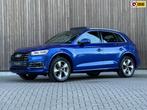 Audi Q5 55 TFSI e quattro S-Line / Pano / ACC / Dodehoek /, Auto's, Audi, Automaat, Zwart, Blauw, Plug-in hybride