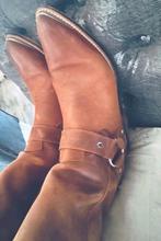 Laarzen leer cowboy style 40, Kleding | Dames, Schoenen, Sacha, Ophalen of Verzenden, Schoenen met lage hakken, Bruin