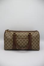 Gucci Boston Web Sherry, Ophalen of Verzenden, Zo goed als nieuw, Bruin, Handtas