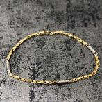 14k gouden armband massief monte carlo, Sieraden, Tassen en Uiterlijk, Ophalen of Verzenden, Nieuw, Goud