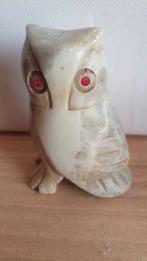 Stenen uil beeldje, Verzamelen, Beelden en Beeldjes, Ophalen of Verzenden, Gebruikt, Dier