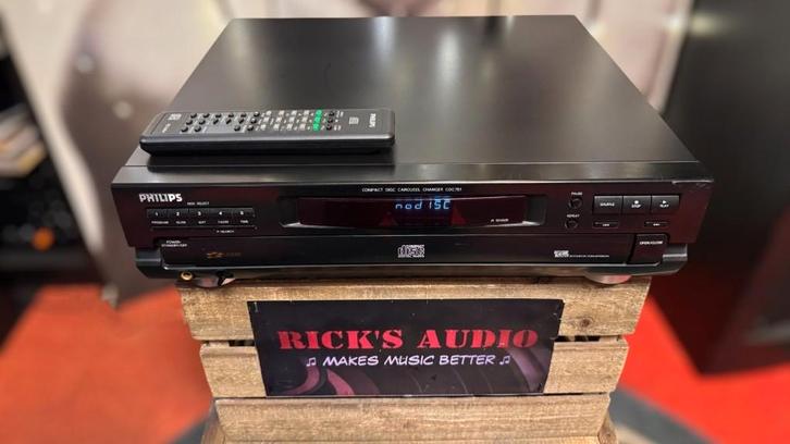 Philips CDC751 – TOP kwaliteit, 5 Cd-wisselaar – GARANTIE, Audio, Tv en Foto, Cd-spelers, Zo goed als nieuw, Philips, Wisselaar