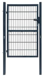 IJzeren tuinpoort hek looppoort draaihek GRATIS BEZORGD!, Verzenden, 100 tot 150 cm, Nieuw, Draaipoort