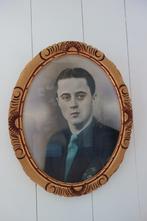 Prachtige antieke goudkleurige jaren 30 Ovale Franse lijst, Antiek en Kunst, Ophalen of Verzenden