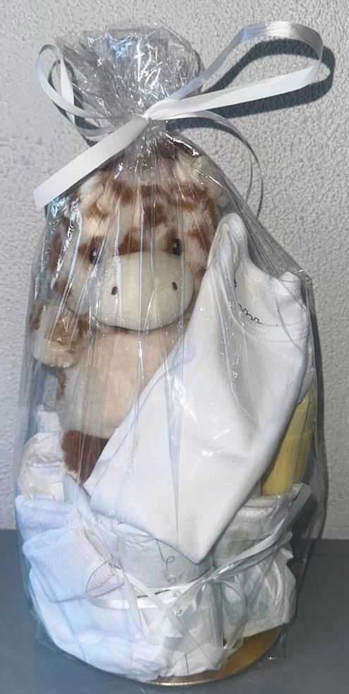 Kleine luiertaart neutraal, Kinderen en Baby's, Kraamcadeaus en Geboorteborden, Nieuw, Kraamcadeau, Ophalen