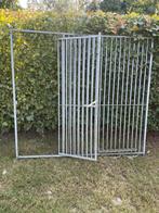 Kennel, deur, kenneldeel, 200x185cm, Ophalen, Zo goed als nieuw, 110 cm of meer, 100 cm of meer