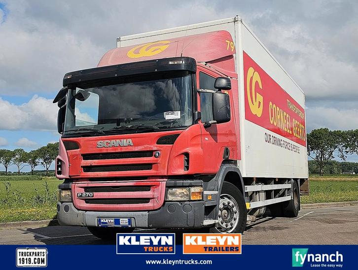 SCANIA P270 lift hard wood floor, Auto's, Vrachtwagens, Bedrijf, Te koop, ABS, Airconditioning, Cruise Control, Elektrische buitenspiegels