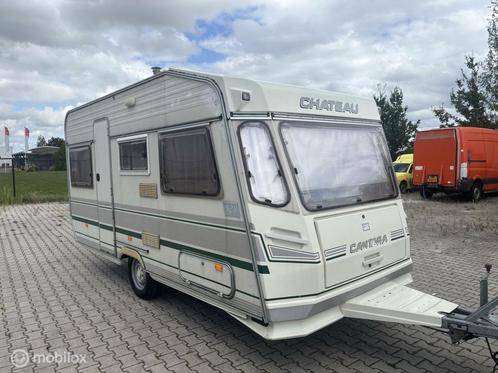 Chateau 430 #inruilkoopje met voortent en luifel, Caravans en Kamperen, Caravans, Bedrijf, tot en met 4, 750 - 1000 kg, Treinzit
