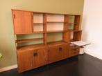 Vintage Pastoe Wandmeubel, Ophalen, Gebruikt, 200 cm of meer, Mid-Century Modern