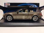 BMW M6 cabriolet brons Maisto metal 1:18 KRD, Hobby en Vrije tijd, Modelauto's | 1:18, Ophalen of Verzenden, Zo goed als nieuw