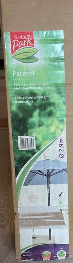 Parasol, ecru, doorsnede 290 cm, Ophalen, Nieuw, 1 tot 2 meter