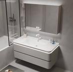 Design badkamermeubel 100 cm met led met spiegelkast smart, Ophalen, Zo goed als nieuw