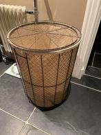 Metalen grote wasmand met stoffen waszak, Ophalen of Verzenden, Zo goed als nieuw