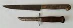 2 Antieke Messen Mora Sweden en Herder Germany, Antiek en Kunst, Antiek | Gereedschap en Instrumenten, Ophalen of Verzenden