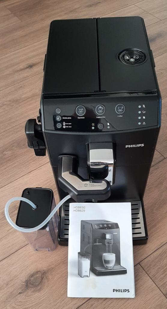 Philips HD 8830 Koffiemachine, Witgoed en Apparatuur, Koffiezetapparaten, Zo goed als nieuw, Gemalen koffie, Koffiebonen, Koffiemachine