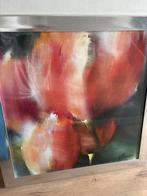 Abstract Bloemen Schilderij, Ophalen of Verzenden