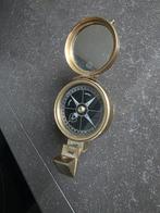 Koperen Miniatuur Kompas - 5cm doorsnede, 7cm hoog, Antiek en Kunst, Ophalen of Verzenden