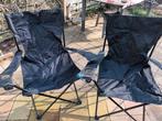 2x Vouwstoel met bekerhouder, Caravans en Kamperen, Ophalen, Gebruikt, Campingstoel