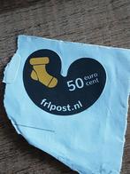 Streekpost FRL.  Kerstzegel Gele Sok L'warden IV 50ct ( gest, Ophalen of Verzenden
