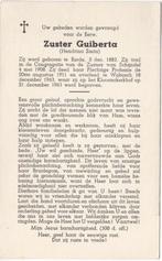 zr. Hendrina Smits 1882 Eerde + 1963 Wijbosch, 81 jaar, Verzenden