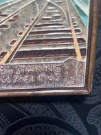 Cloisonné tegel Spoorwegstaking 'De Porceleyne Fles', Antiek en Kunst, Antiek | Wandborden en Tegels, Ophalen of Verzenden