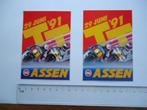 sticker oud Motorrace TT ASSEN 91 motorsport Lucky strike, Verzenden, Zo goed als nieuw