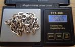 zilveren schakel ketting [784], Verzenden, Zo goed als nieuw, Zilver, Zilver