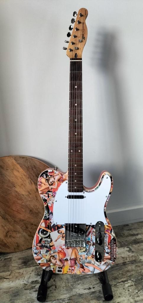 Telecaster pin upp db car Rouss Custom 010, Muziek en Instrumenten, Snaarinstrumenten | Gitaren | Elektrisch, Nieuw, Solid body