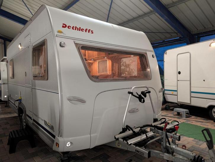 NETTE Dethleffs 450 DB MOVER VOORTENT, Caravans en Kamperen, Caravans, Bedrijf, tot en met 4, 750 - 1000 kg, Rondzit, Dethleffs