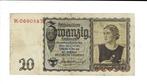 Duitsland, 20 Reichsmark 1938 Tirolerin, Verzenden, Duitsland