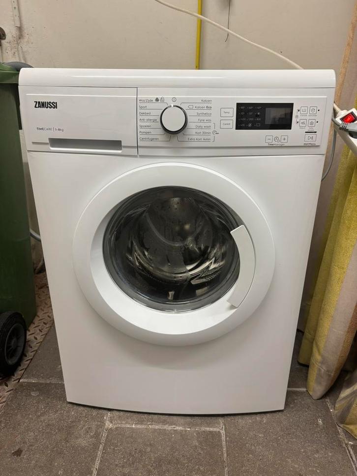 Zanussi 8 Kilo Wasmachine - A+++Label - Schoon - Werkt Super, Huis en Inrichting, Keuken | Keukenelementen, Zo goed als nieuw
