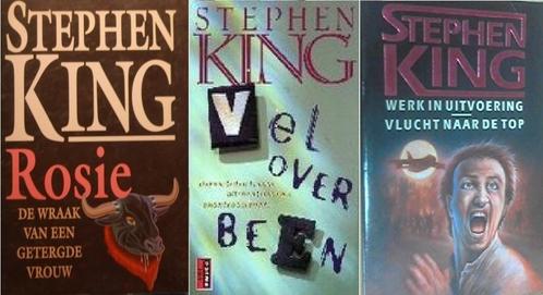 4x Stephen King - Rosie + Harten in Atlantis + Vel over been, Boeken, Thrillers, Gelezen, Amerika, Ophalen of Verzenden