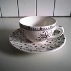 Gien kop en schotel  jardins secrets, Ophalen of Verzenden, Zo goed als nieuw, Overige stijlen, Kop(pen) en/of Schotel(s)