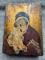 Russische antieke icoon 18eeuw, Antiek en Kunst, Ophalen of Verzenden