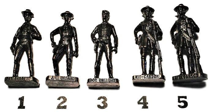 28br-Ferrero kinder surprise metal BEROEMDE COWBOYS serie, Verzamelen, Verrassingseieren, Zo goed als nieuw, Overige typen, Ophalen of Verzenden